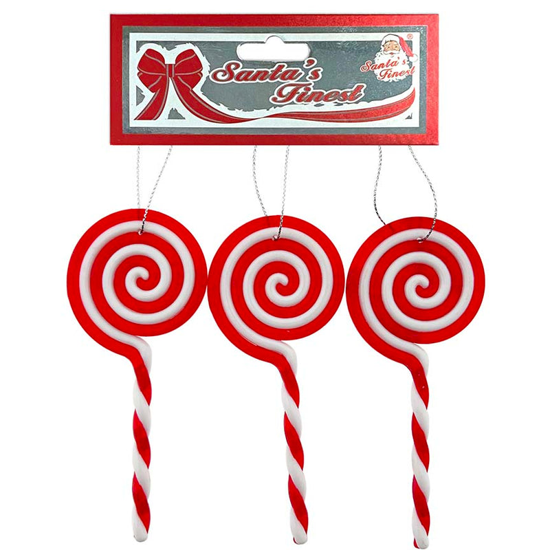 CANDY SWIRL CANE 13CM 3PC CND