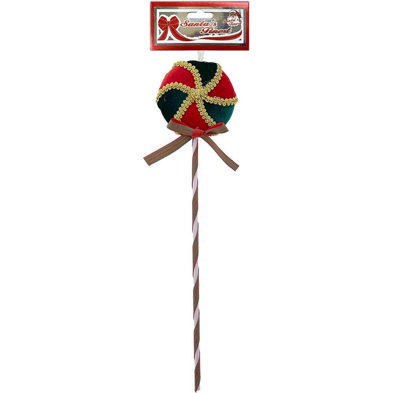 LOLLIPOP SWRL VELVET 1PC 7.5X32CM