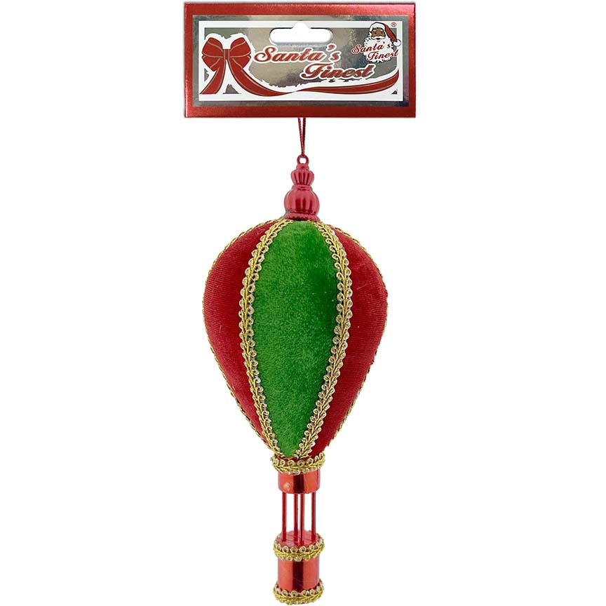 HOT AIR BALLOON VELVET 1PC 8X21CM