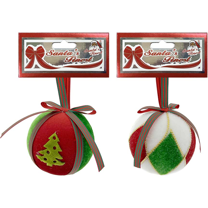 BALL VELVET 8CM 2ASTD TRD