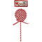 LOLLIUPOP SWIRL RED/WHITE 25CM