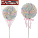 LOLLIUPOP 55CM RAINBOW PASTEL COLOR