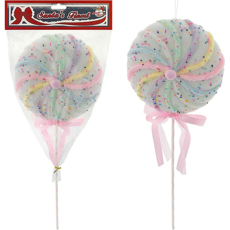 LOLLIUPOP 55CM RAINBOW PASTEL COLOR