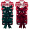 BOW RIBBON VELVET 11CM 3PC 2ASTD