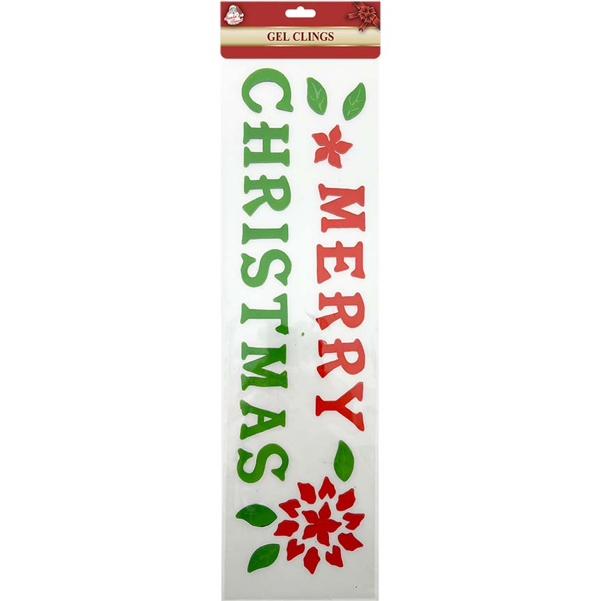 WINDOW STICKER CHRISTMAS 15X50CM