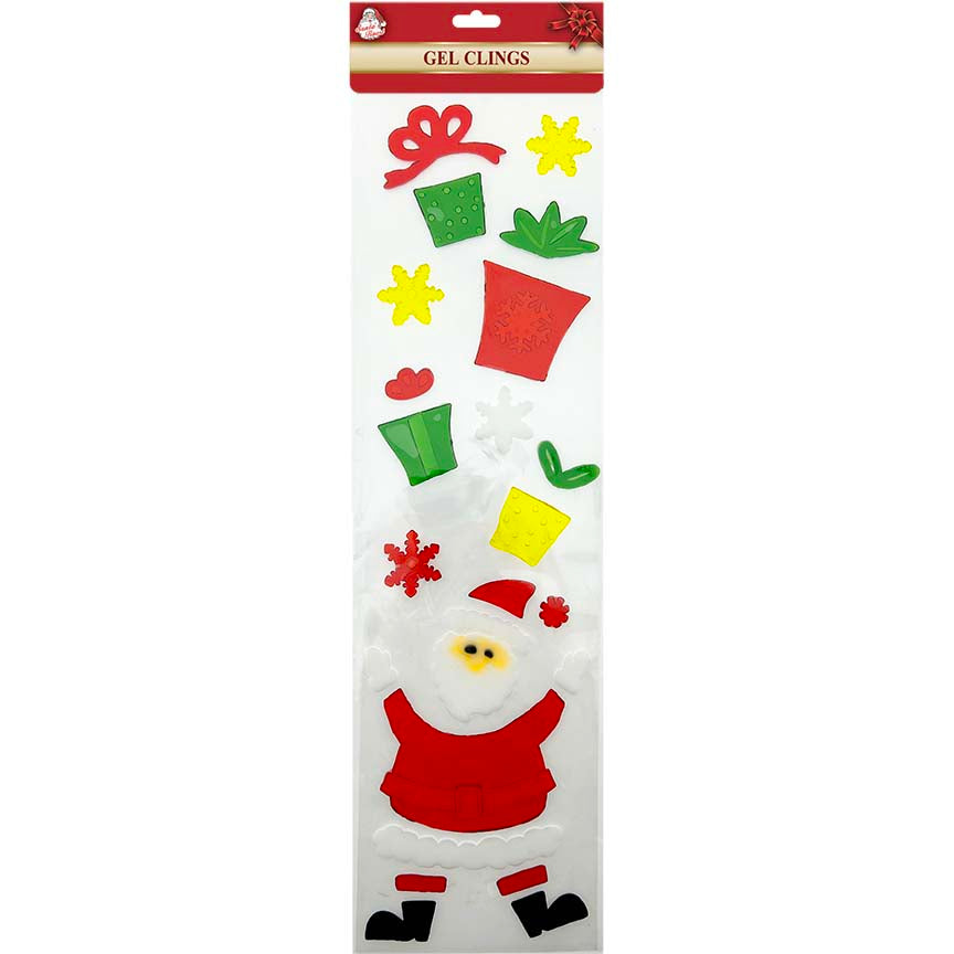 WINDOW STICKER SANTA 15X50CM
