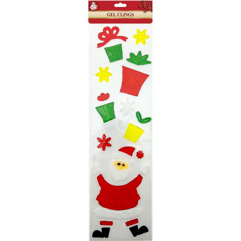 WINDOW STICKER SANTA 15X50CM