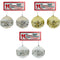 BALL SEQNS BAND 2PCx8CM 3ASSTD GLD