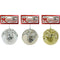 BALL SEQNS SNOWTOP 1PC 10CM 3ASSTD GLD