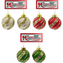 BALL GLITTER SWIRL 2PCx8CM 3ASSTD TRD