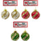 BALL GLITTER SWIRL 2PCx8CM 3ASSTD TRD