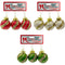 BALL GLITTER SWIRL 3PCx6CM 3ASSTD TRD