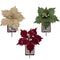 POINSETTIA PICK 27CM 3COLORS VTG
