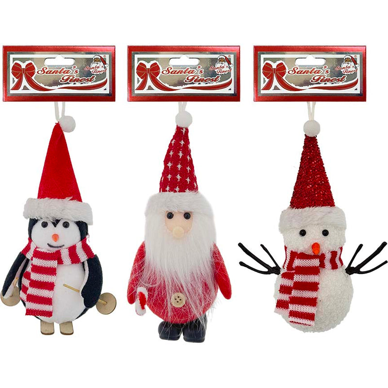 XMAS FRIENDS 1PC 8x20x7CM 3ASSTD CND