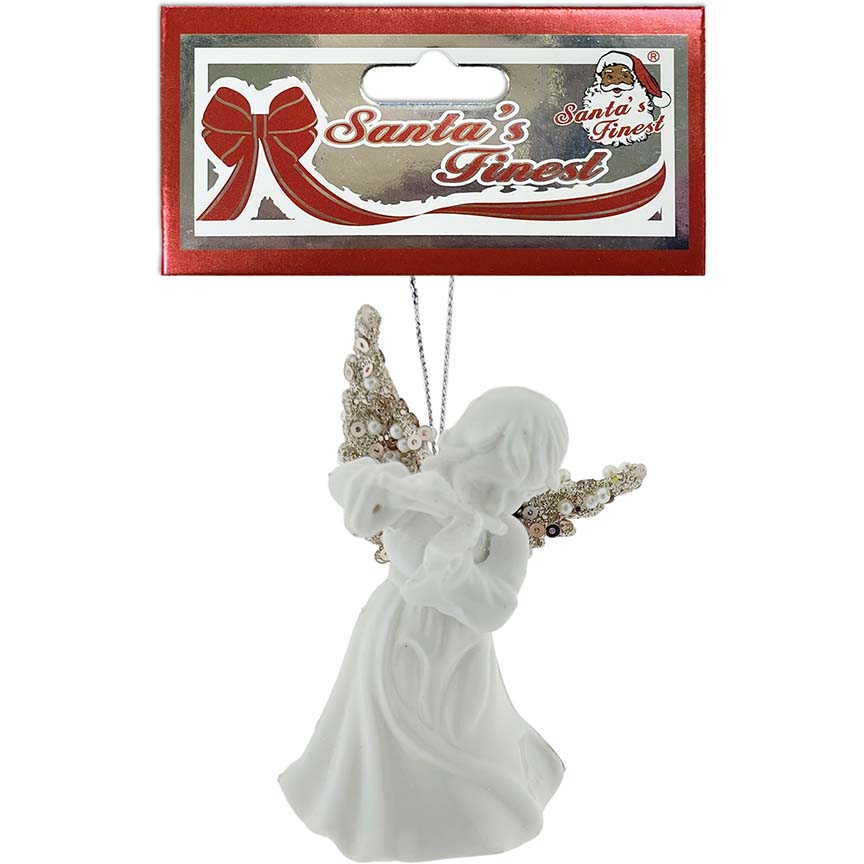 ANGEL WHITE 1PC 10CM GLD