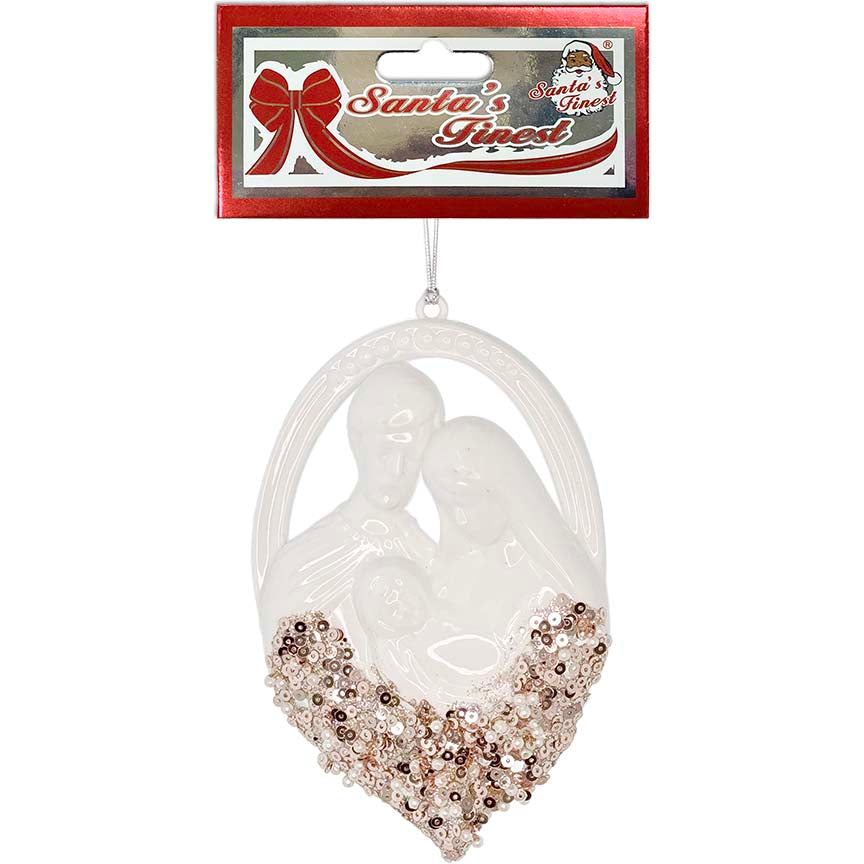 HOLY FAMILY 1PC 13.5CM GLD