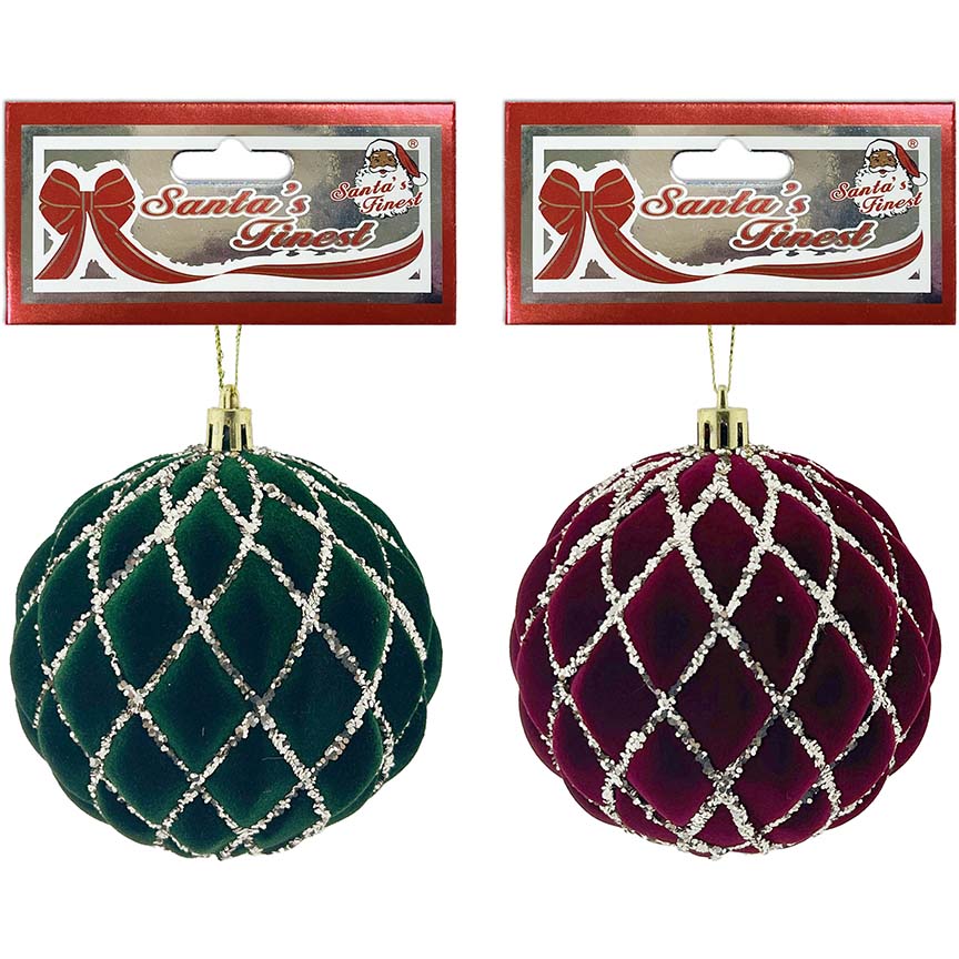 BALL VELVET GOLD LINE 1PC 10CM VTG