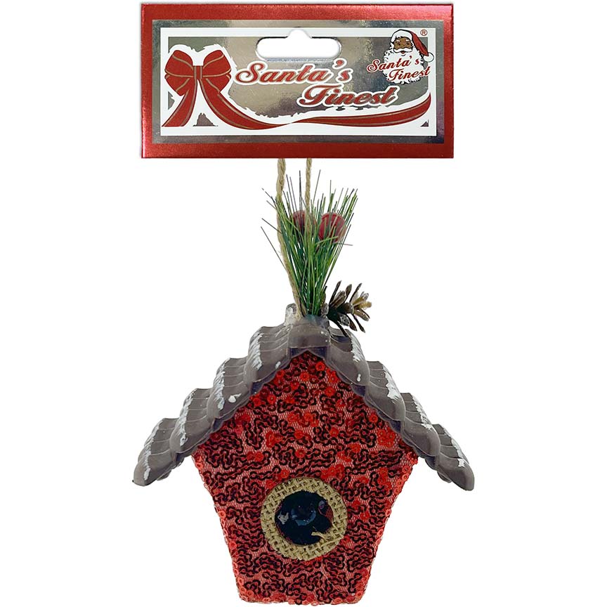 BIRD HOUSE 1PC 11X10CM TRD