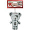 BEAR STANDING MIRROR SILVER 11.5CM