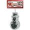 SNOWMAN MIRROR SILVER 12x7x2CM