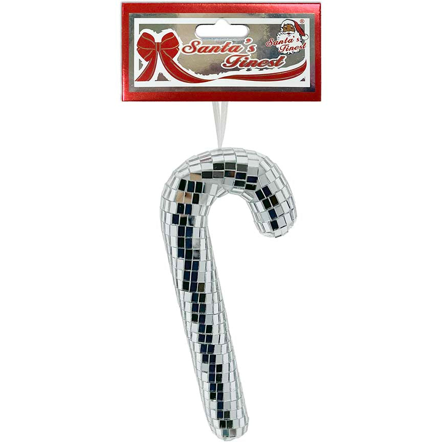 CANDYCANE MIRROR SILVER 17CM