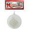 BALL W/ PEARL WHITE 8CM GLD