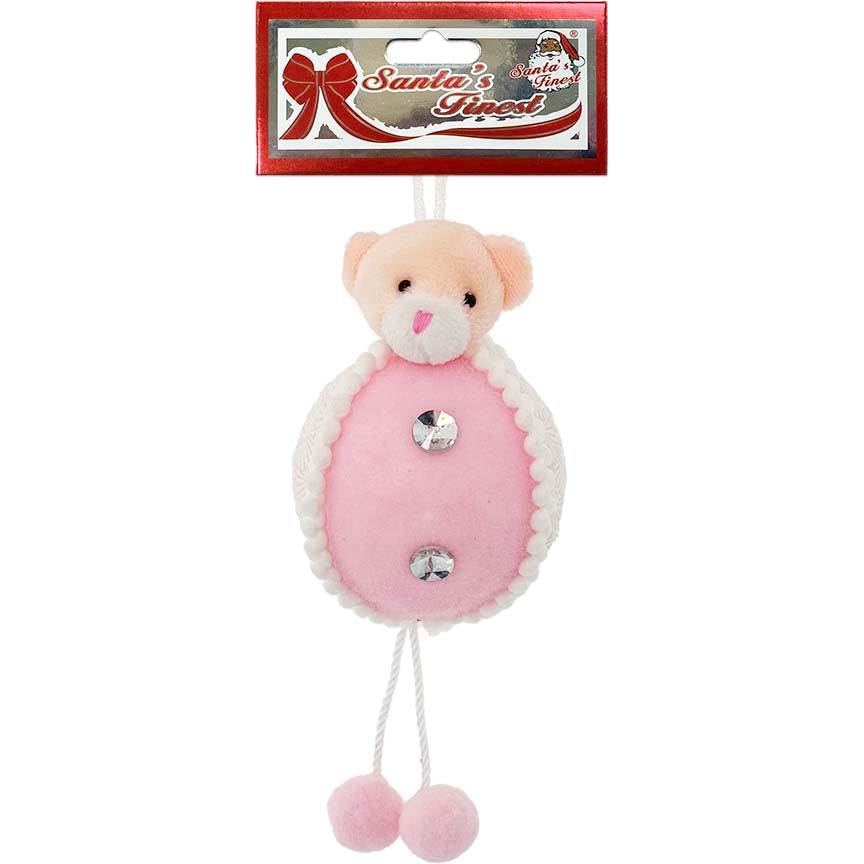 BALL TEDDY BEAR 8CM BLUSH