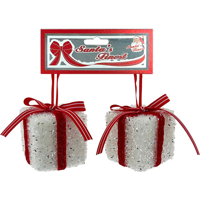 GIFT BOX GLITTER 2PC 6CM CND