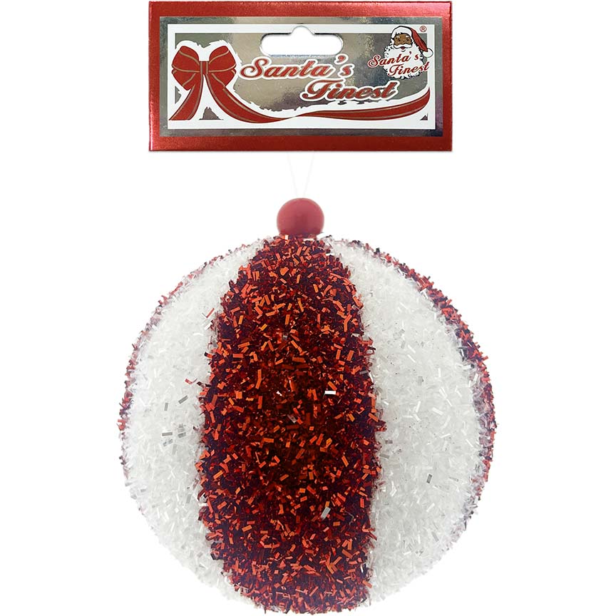 BALL GLITTER 1PC 12CM CND