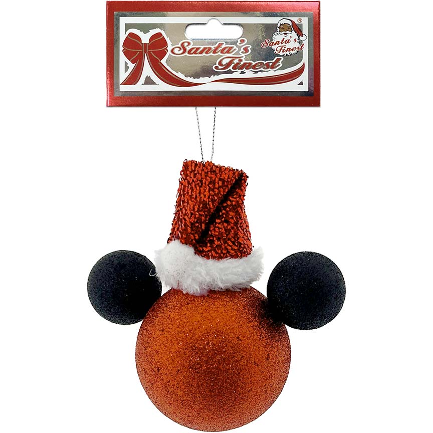 MOUSE ORNAMENT 2 ASSTD 14x12.5CM CND