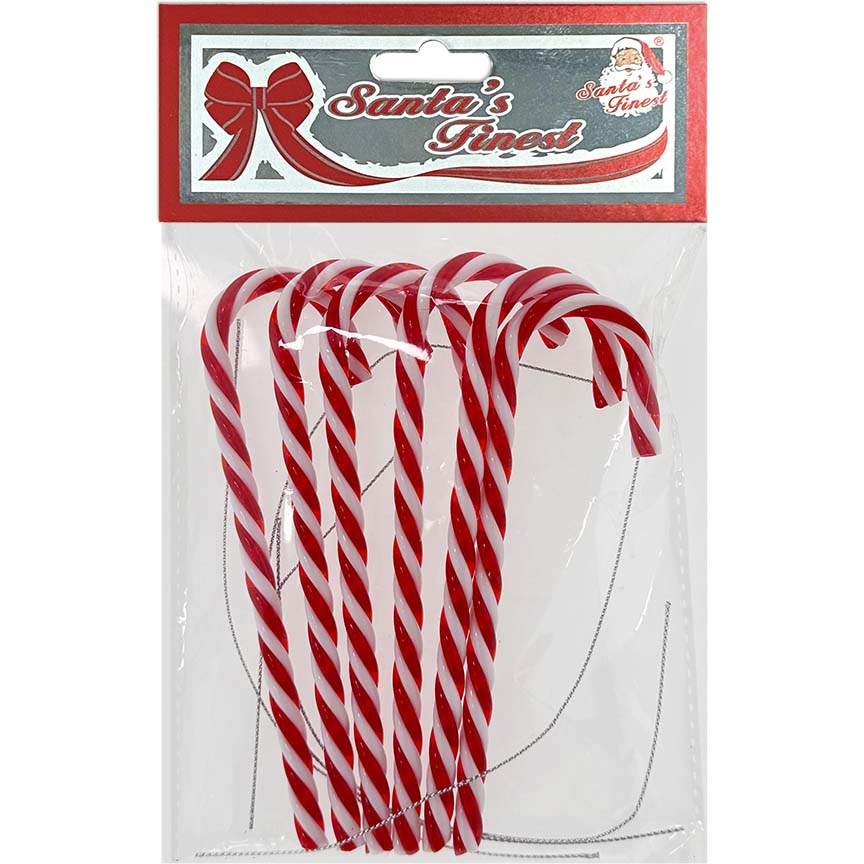 CANDY CANE 6PC 14 CM CND