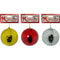 BALL MIRROR GLASS 1PC 10CM 3 COLORS ASSTD