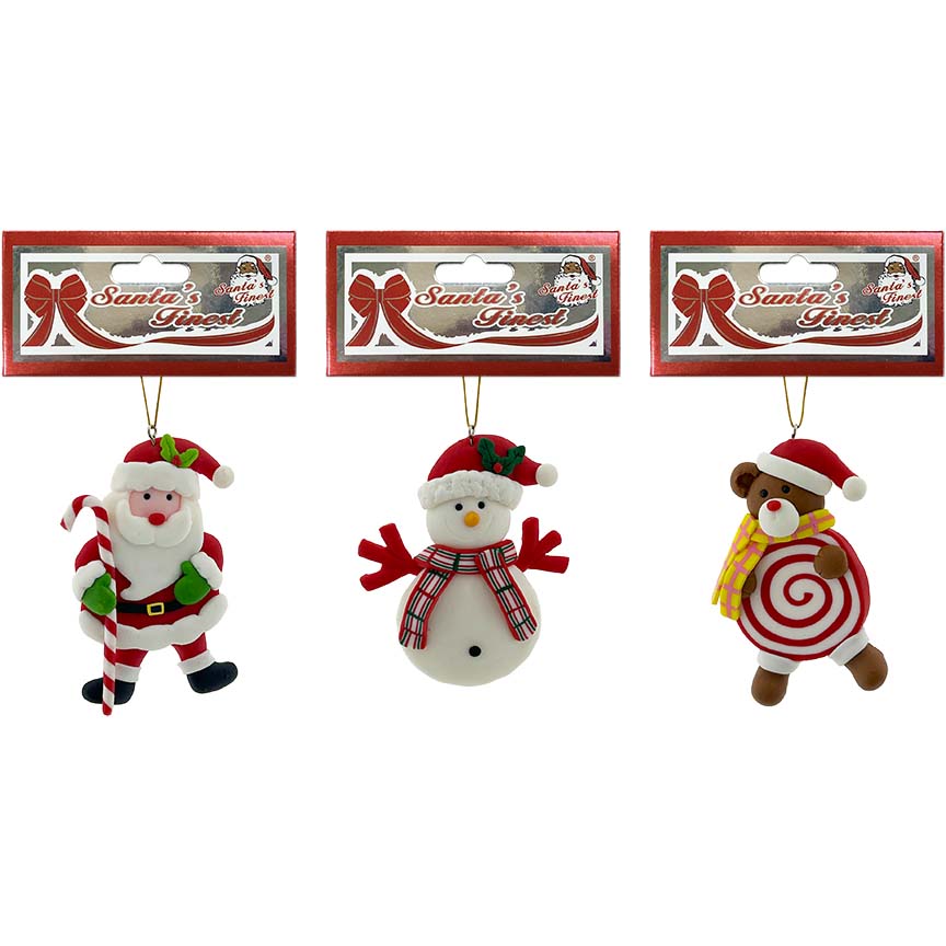 RESIN ORNAMENT S2 3ASTD CND