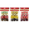 CHRISTMAS ORNAMENT DRUMBALL 12PC 3ASTD