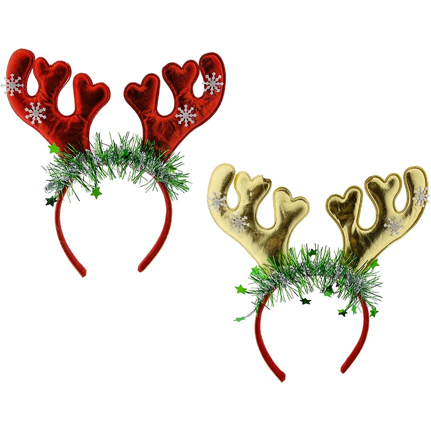 ANTLERS HEADBAND SHINY 2ASTD