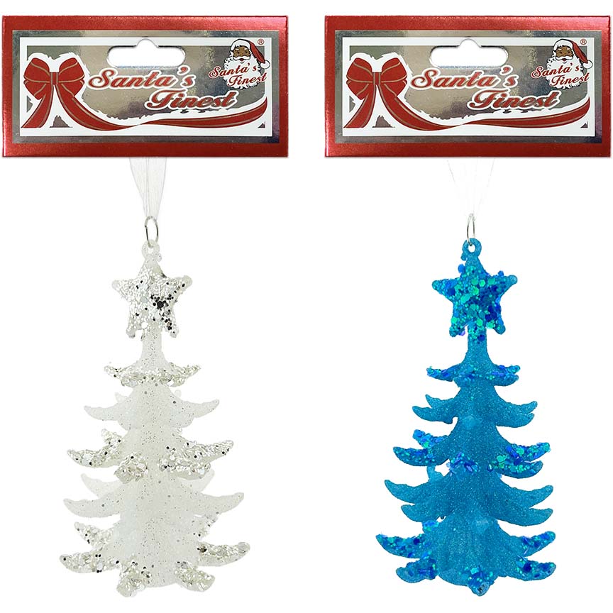 XMAS TREE 13X8CM 2ASTD WL