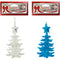 XMAS TREE 13X8CM 2ASTD WL