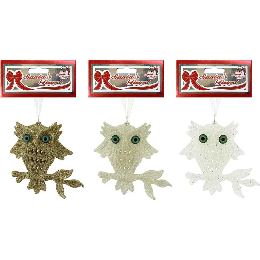 OWLS XMAS 13CM 3ASTD GLD