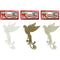 BIRDS XMAS 16.5CM 3ASTD GLD