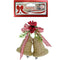BELLS W/ BOW 6CM GLD