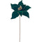 POINSETTIA STEM VELVET D29CM 2ASTD VTG
