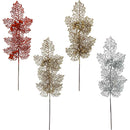 POINSETTIA BRANCH GLITTER 68CM