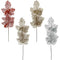POINSETTIA BRANCH GLITTER 68CM