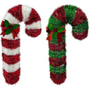 CANDYCANE TINSEL DECOR 65x33CM