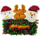 WALL SIGN MERRY XMAS TINSEL 50x46CM