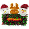 WALL SIGN MERRY XMAS TINSEL 50x46CM