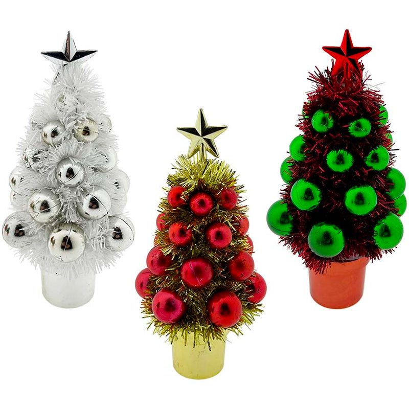 XMAS TREE TINSEL 3D 16x7x7CM 3ASTD