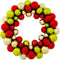 BALL WREATH 50CM TRD