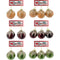 BALL W/ BEADS 2/3PC 8/7CM VTG