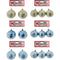 BALL W/ REINDEER 2/3PC 8/7CM WL
